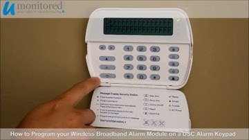DSC | Wireless Broadband Alarm Module Programming