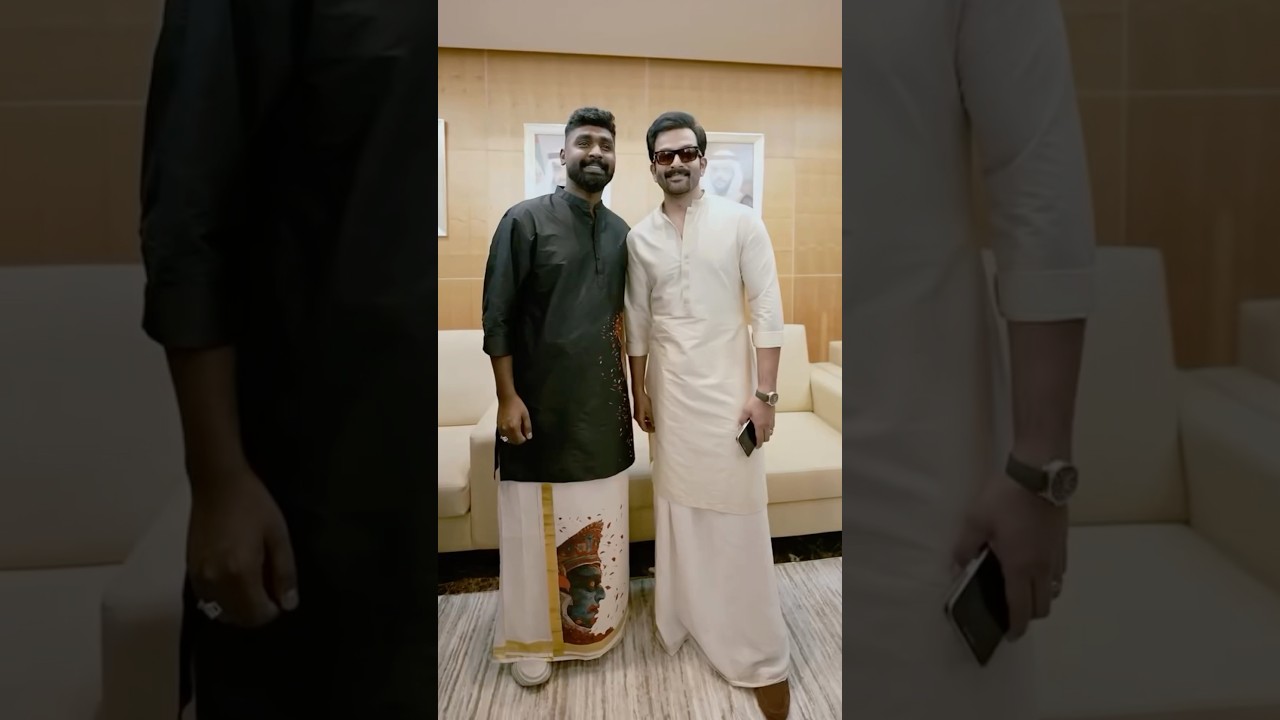 Prathviraj & Hanansha @abudhabi #han #malayalam #onam #hanansha #concert #viral #love #dabzee #fyp