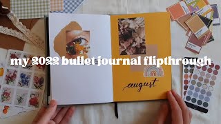 My 2022 Bullet Journal Flip Through | A Year In My Journal | My Crafting World