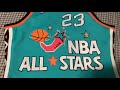 Michael Jordan Jersey Mitchell And Ness Authentic 96 AllStar Game Review 4K