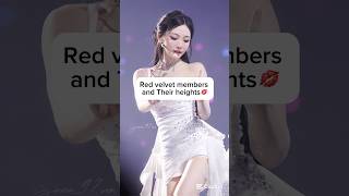Red velvet and their heights #redvelvet #irene #joy #wendy #yeri #seulgi #shorts #kpop #feed #viral Details