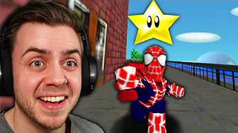 Playing as Spiderman in Mario 64!