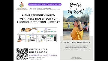 A Smartphone-linked Wearable Biosensor for Alcohol Detection in Sweat (in Thai)