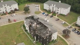 Greensboro apartment building torn down after fire