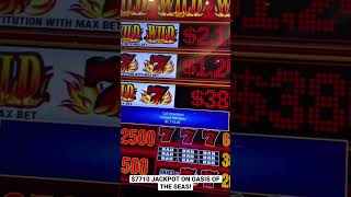 Big win cruising on @RoyalCaribbean  Oasis of the Seas! #slots #jackpot #royalcaribbean screenshot 5