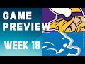 Minnesota Vikings vs. Green Bay Packers | 2023 Week 18 Game Preview