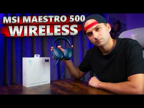 AWESOME HEADPHONES, I WANT SOME. MSI MAESTRO 500 Wireless