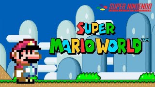 Jugando A Super Mario World Primer Mundo (Snes)