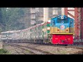 Sonar Bangla Express with the 2931 EMD Locomotive at Dhaka Cantonment Curve || Bangladesh Railway