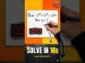 😃Amazing exponential question😃#maths #trending #shorts #youtubeshorts #viral #viralvideo #study 😃