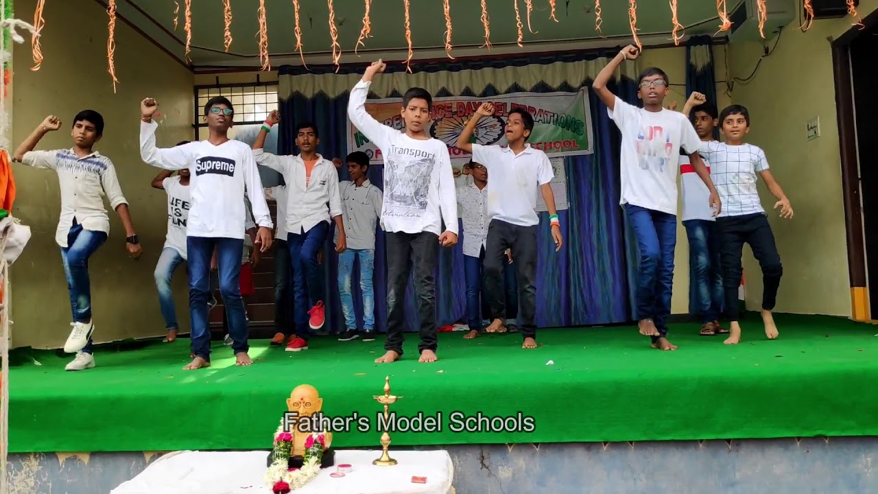 Meme Indians Khadgam Dance by  FATHERS MODEL HIGH SCHOOL Students