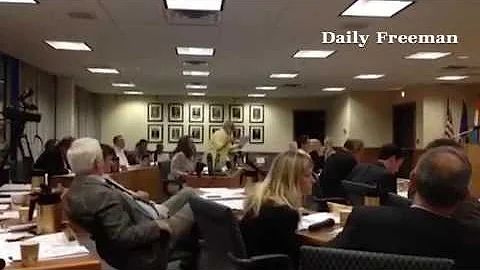 Legislator Robert Aiello speaks