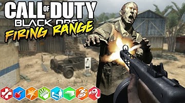 FIRING RANGE ZOMBIES!! Part 1 Target Easter Egg (WaW Custom Zombies)