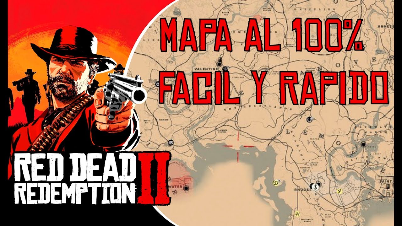 Consigue el 100% de Red Dead Redemption 2 con este mapa