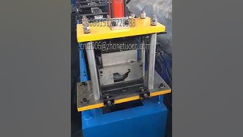 Rain gutter making machine
