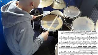 WILCOXON #17 ON FLOOR TOM | CHARLIE WILCOXON 150 RUDIMENTAL SOLOS