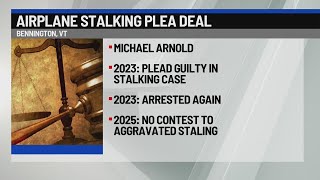 Plea deal reached in airplane stalking case