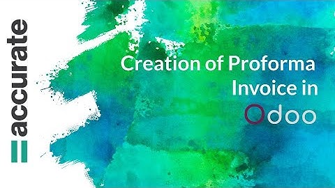 Creation of Proforma invoice in Odoo | Odoo Saudi User Training Tutorial | GCC edition