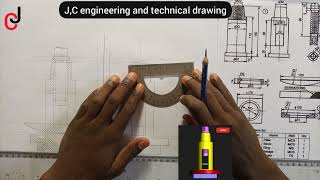 tool Post assembly drawing - engineering drawing - technical drawing