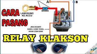 How to install a snail horn relay on a car or motorbike... very easy How to install a snail horn relay on a car or motorbike... very easy