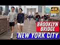 New York City - Brooklyn Bridge 2022 [ 4K ] Walking Video