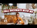 FALL DECORATE WITH ME | FALL COZY LIVING ROOM DECOR | KALEIGH STEVENS