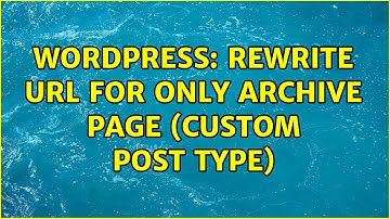 Wordpress: Rewrite URL for only archive page (custom post type)