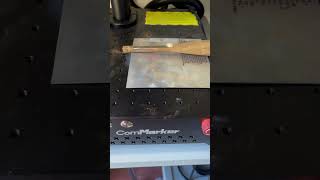 Laser cleaning a rusty socket driver #commarker #rustremoval #lasercleaner #handtoolrescue