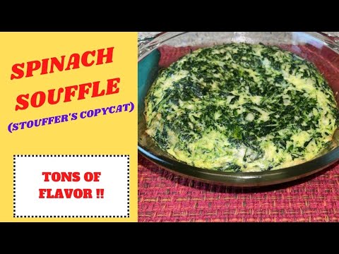 Spinach Souffle Recipe With Frozen Spinach