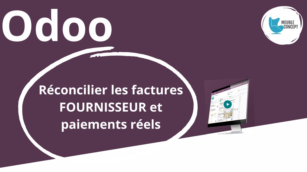 🏦 Odoo – Réconciliation entre la facture fournisseur et le décaissement réel sur le relevé bancaire