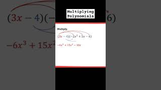 Multiplying Polynomials #Algebra #distributiveproperty
