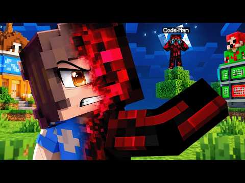 I CAUGHT THE CODE-MAN VIRUS - Minecraft