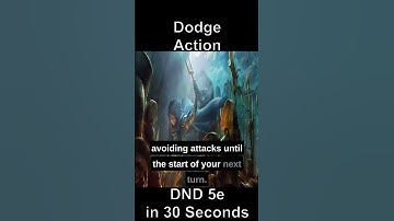 Dodge Action in 30 seconds or less! #DND #DungeonsandDragons #DND5e #dungeonsanddragons5e