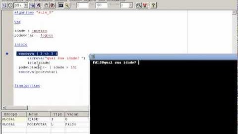 Lógica de Programação - Aula 04 - Visualg - Portugol