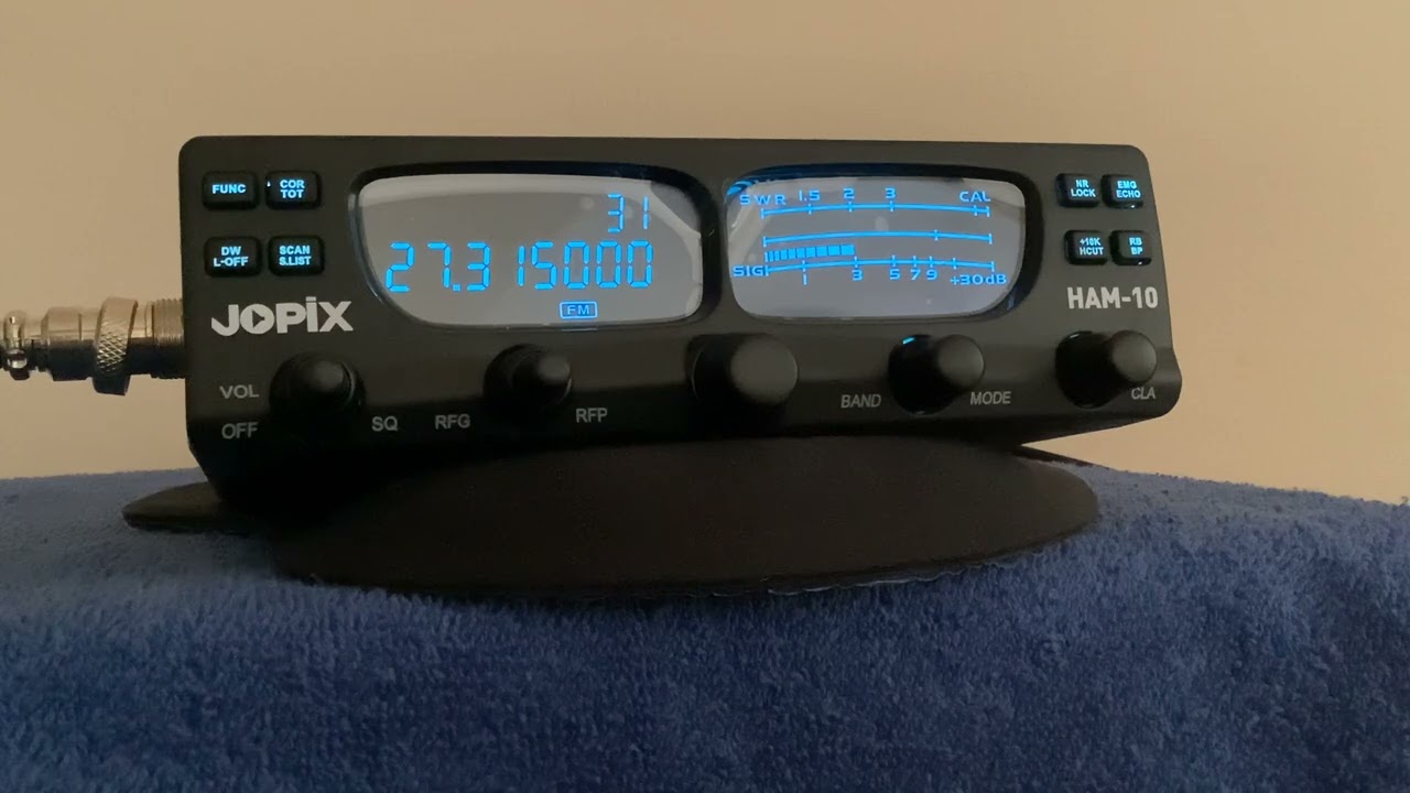 Station Radioamateur Jopix HAM-10 – 28-29.7 MHz FM/AM/USB/LSB/CW, Roger Beep
