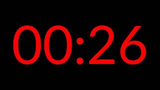 1 Minute Timer ⏱️ | Take a Break 60 Second Countdown Timer (Red)