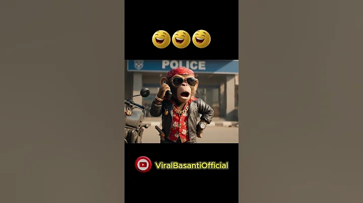 Bandar Ka Bhai Vidhayak Hai - Lafra ho gaya re 😎Funny monkey video #Bablu #Aivlog  #Ai #shorts