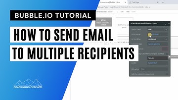 How to Send Emails from Your Bubble.io App to Multiple Recipients