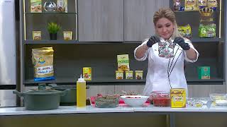 مطبخ التلفزيون الأردني: لسان عجل مع دوالي (ورق العنب ) - فخارة بسبوسة مع البسكويت