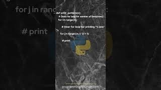 Python program to print pattern of letter A || Pattern Programming #shorts  #coding #programming