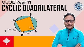 Sum of opposite angles of cyclic quadrilateral is 180 Examples GCSE