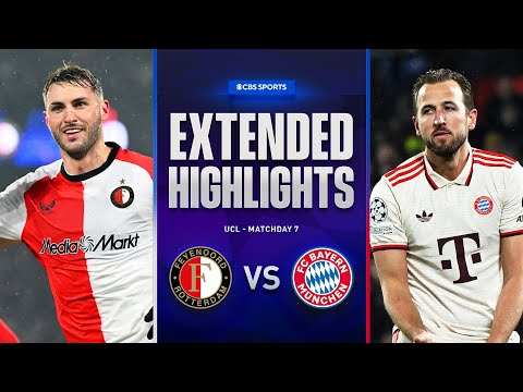 Feyenoord vs. Bayern: Extended Highlights | UCL League Phase MD 7 | CBS Sports Golazo