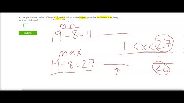 Triangle Inequality Theorem IXL Video