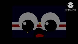 Flag Band Cape Verde Benin &amp; Dominica Analog  Horror