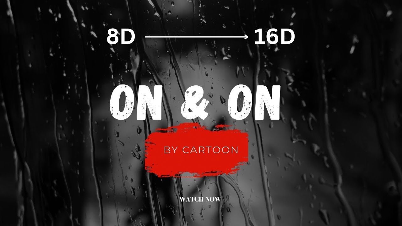 On & On || 8D VERSION || feat. Daniel Levi || By cartoon, Jéja || official video ||