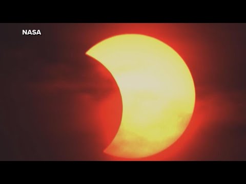 Ring of Fire 2021 solar eclipse: raw video