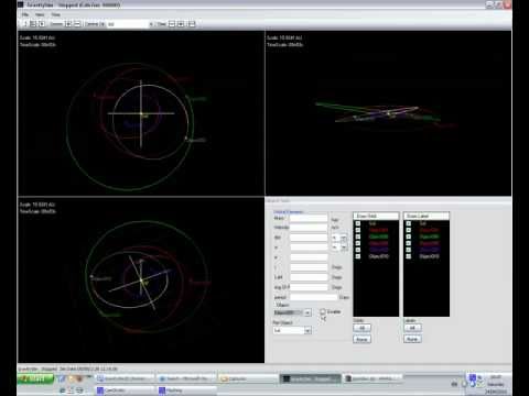 3D Gravity Simulator, written in Visual Basic 2008 Express