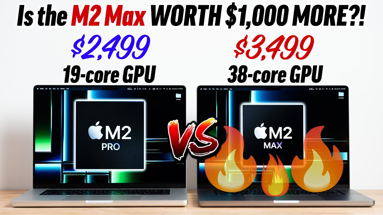 M2 Pro vs M2 Max MacBook Pro - ULTIMATE Throttling Test! 