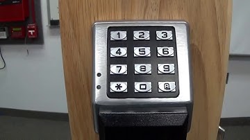 Adding a Proximity card to a Trilogy lock at the keypad