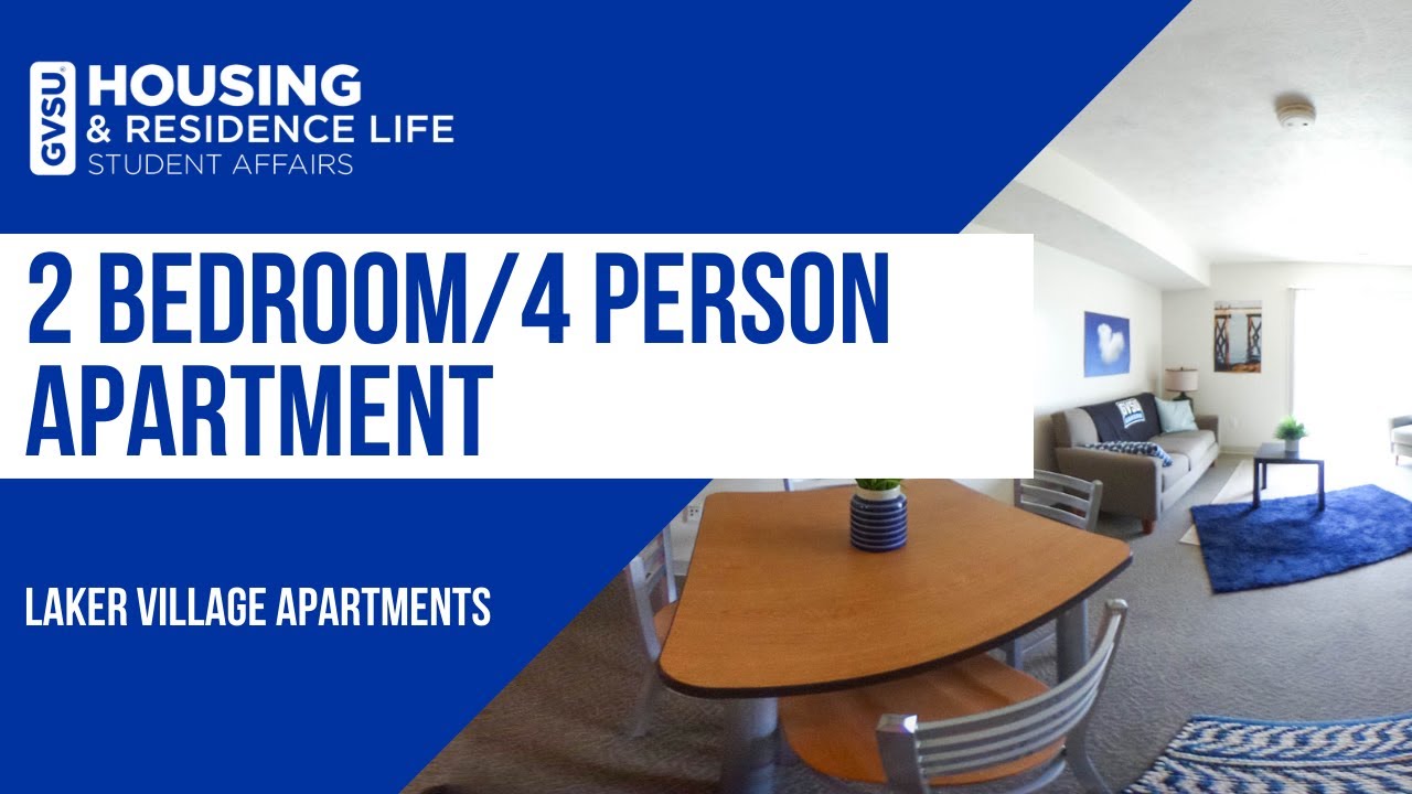 virtual tour of 2 bedroom 4 person apartment
